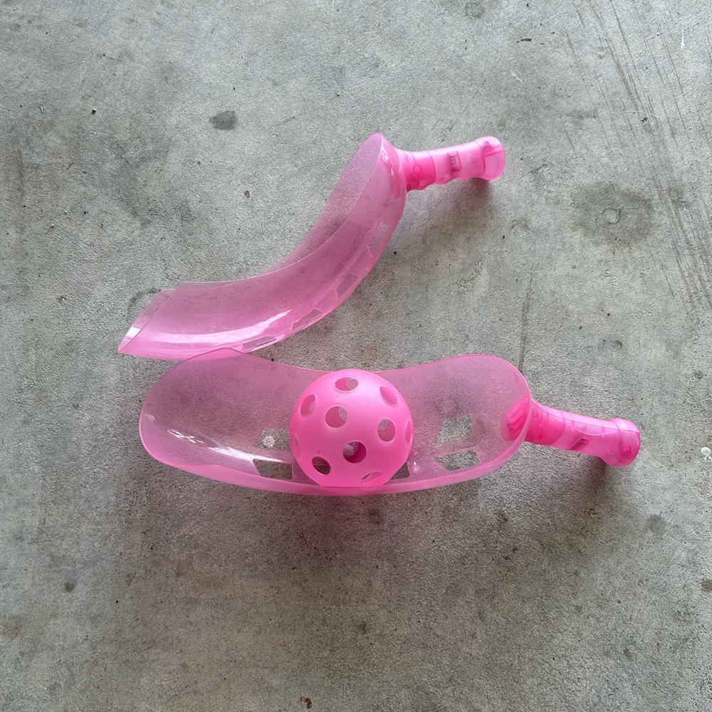 Pink Floorball Stick Set